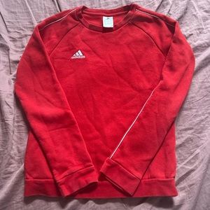 Red Adidas Crewneck